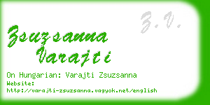 zsuzsanna varajti business card